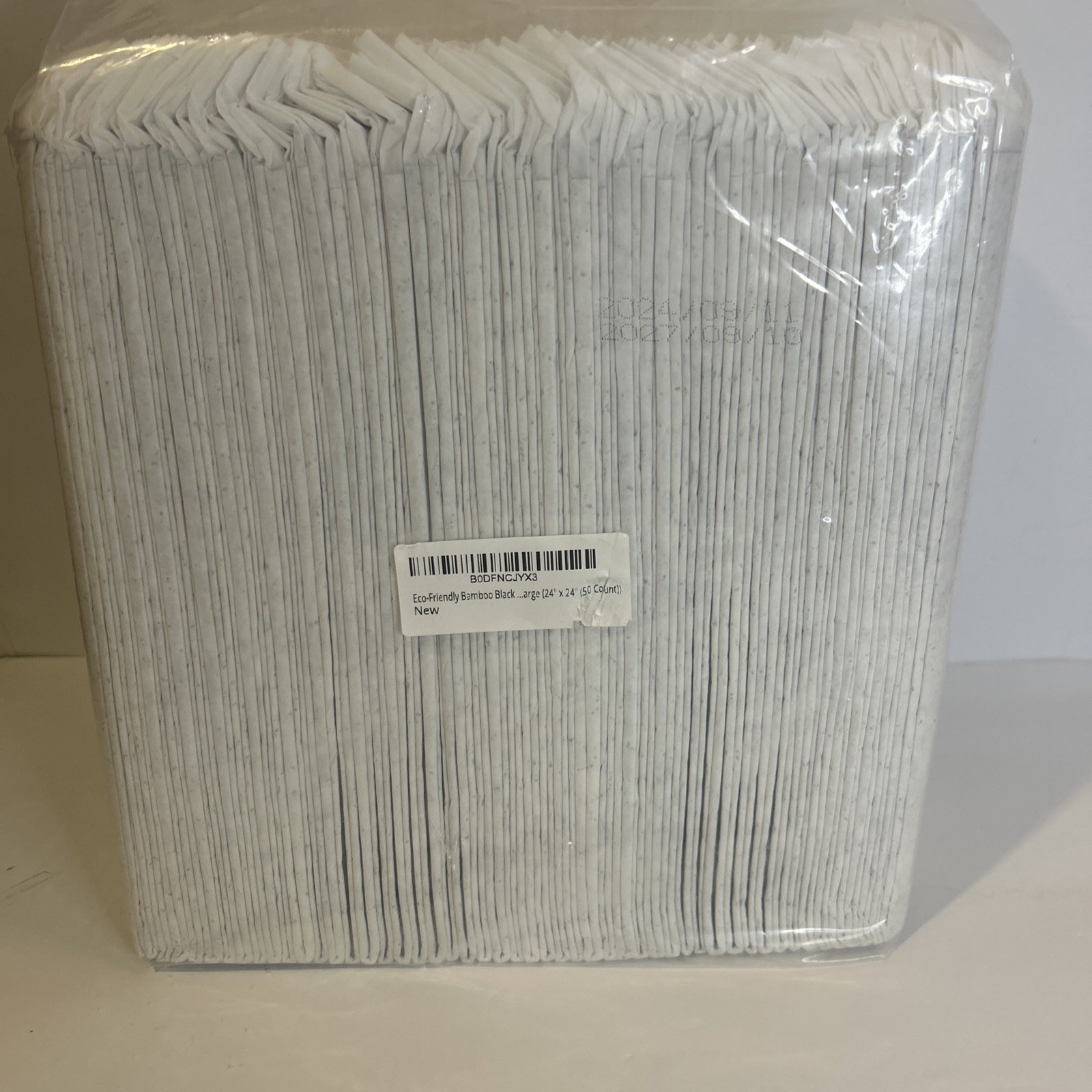 New Bamboo Charcoal Training Pads, Large, 24in x 24in, 50 Count Odor Control