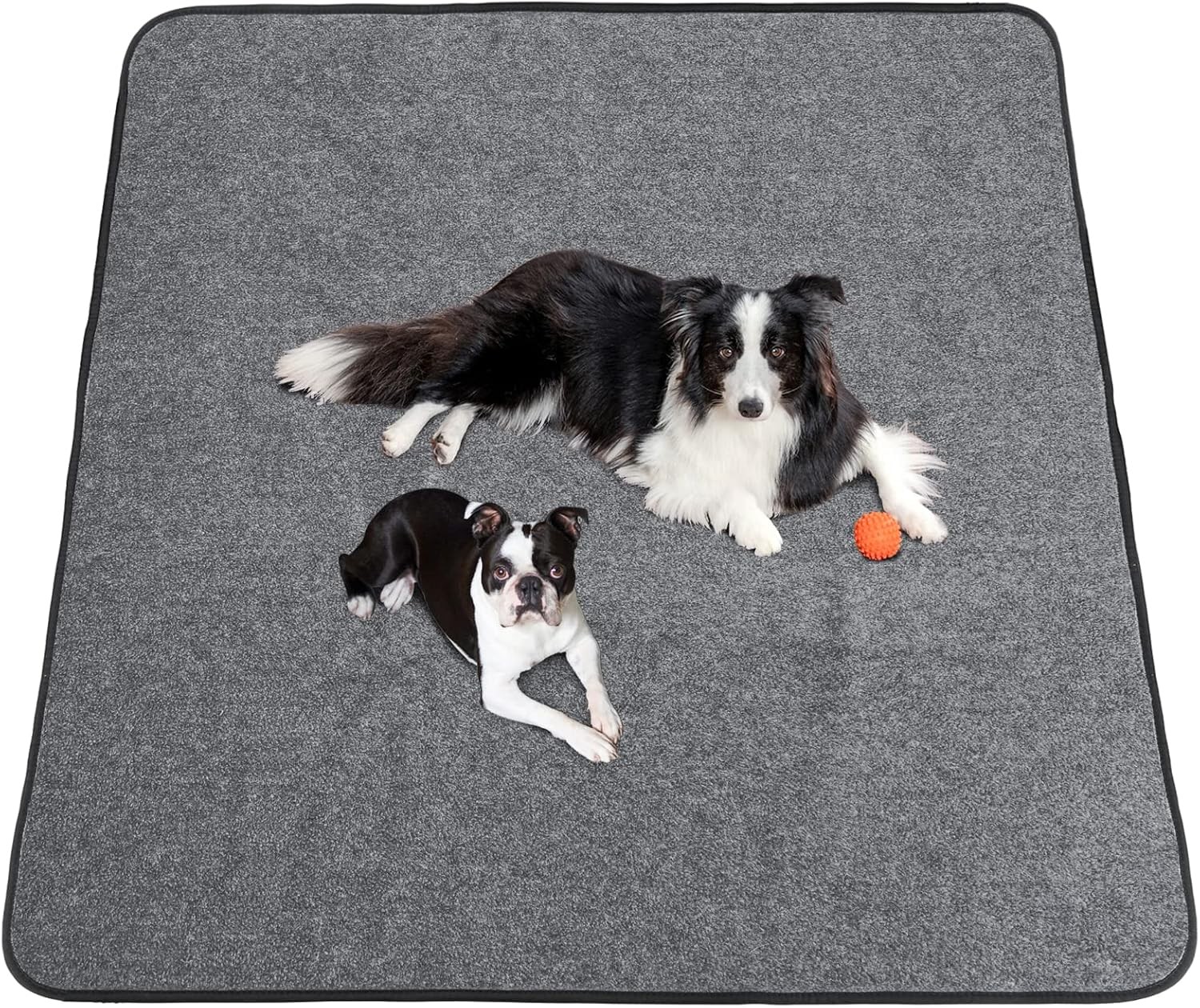 Washable Pee Pads for Dogs 65″x45″/72″x72″ Extra Large 165x122cm, Gray