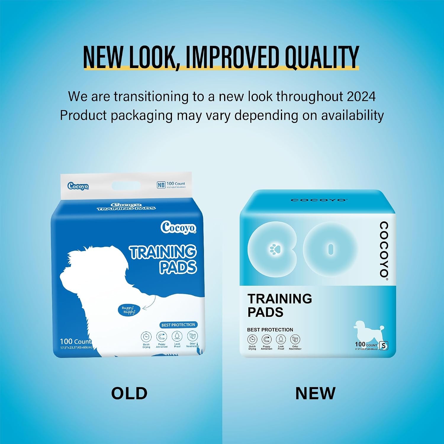 COCOYO Best Value Dog Training Pads | Dog Pee Pads | Super Absorbent Puppy Pads