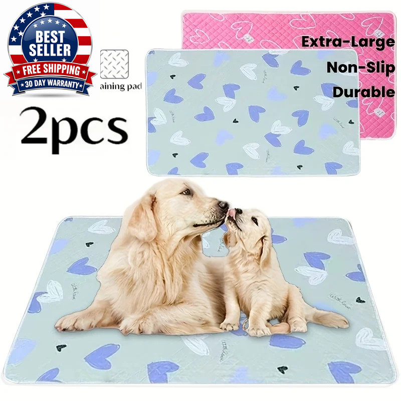 2026 New 2Pcs of Washable Dog Training Mats Durable and Long Lasting Perfect for