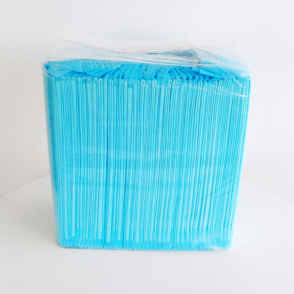50 Pieces 5 Layers High Quality Dog Pee Pads with Sticker Leak-Proof Quick-Dry
