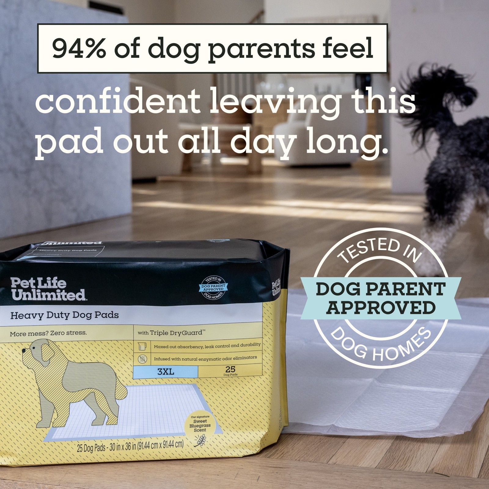 (2 pack Dog Pads Heavy Duty 3XL 36″ x 36″ 25ct