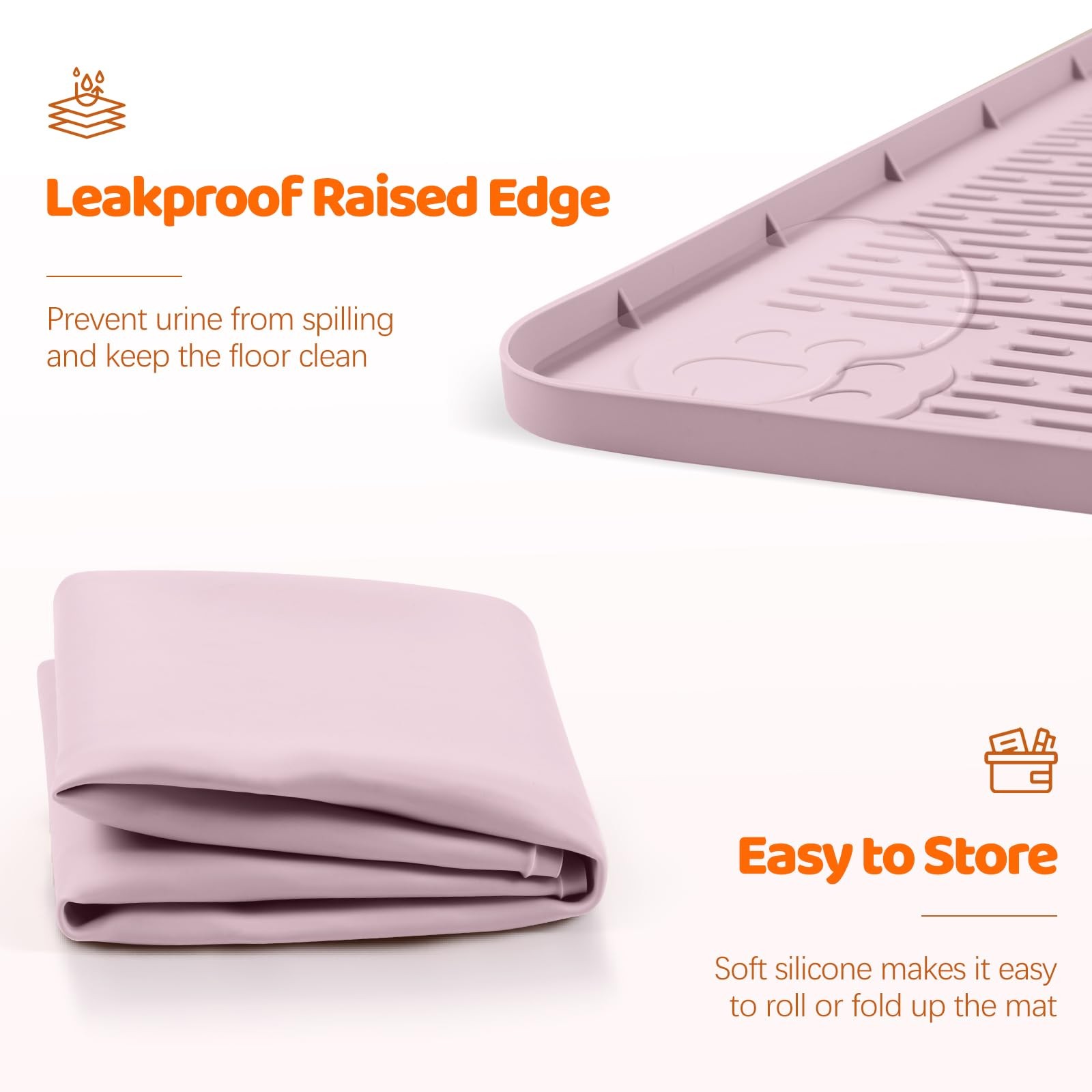 Pee Pads for Dogs 50″x35″ Reusable Puppy Training Pad Mat
