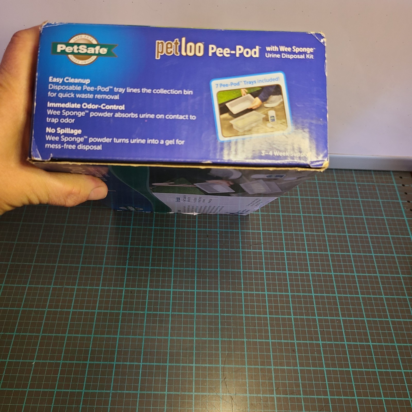 PetSafe Pet Loo Dog Pee-Pod with Wee Sponge Urine Disposal Kit 7 Trays Open Box
