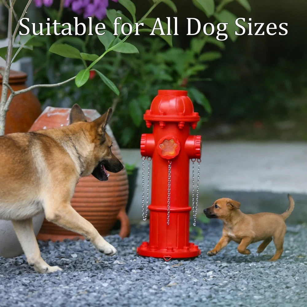 Solar Dog Fire Hydrant Pee Post with Glowing Paw Print, Fire Hydrant for Dogs…