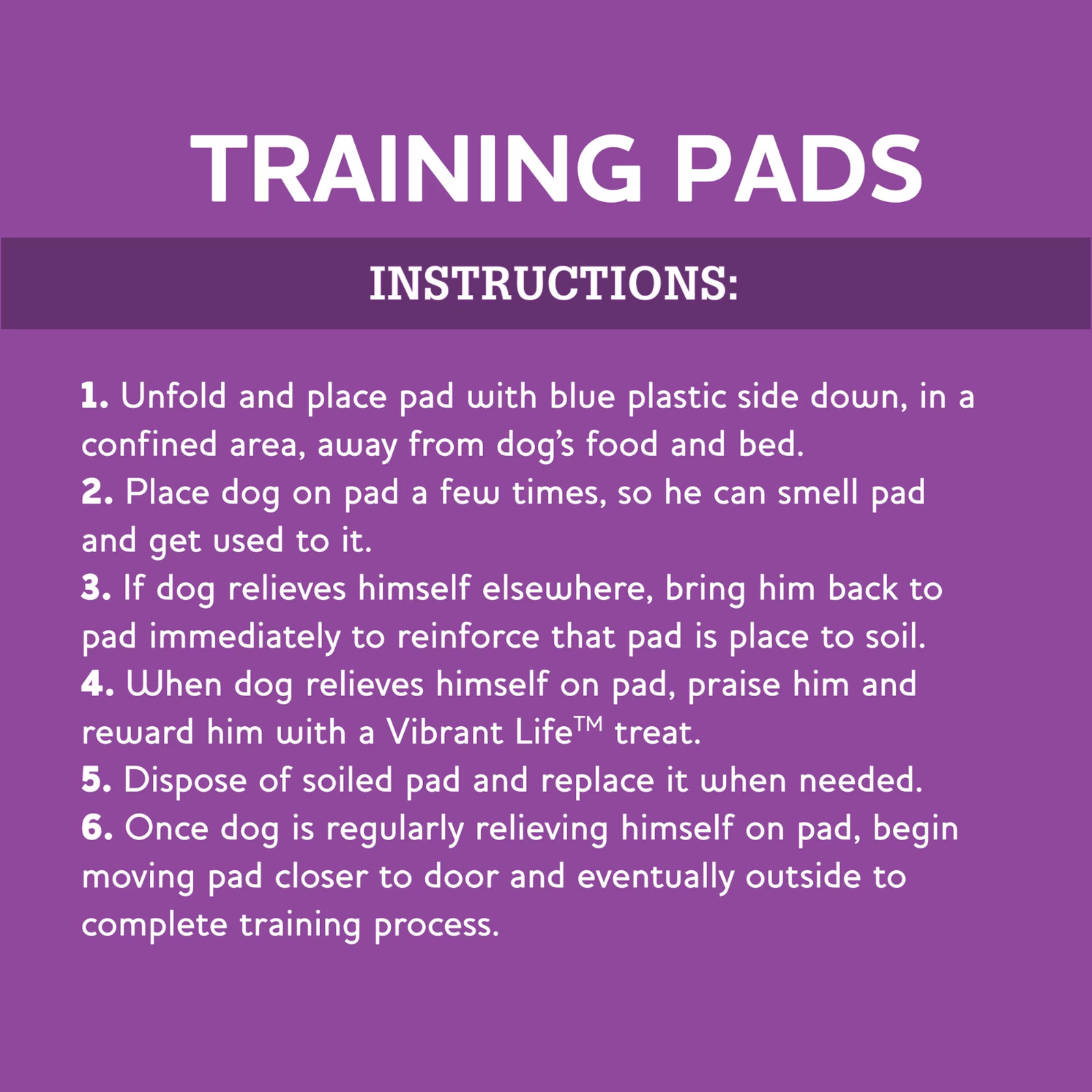 Vibrant Life XXL Dog Puppy Training Pads 30 x 36 in 40 Ct Pee Pads