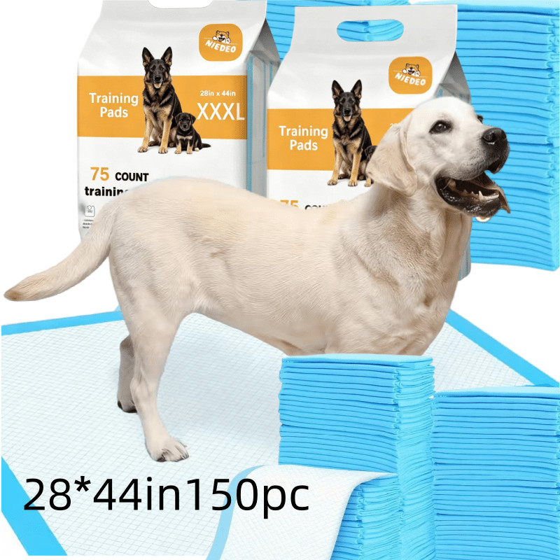 XXXL dog pee pads,size 28X44IN 75 pieces per pack/ 22″X22″ 50 pieces per pack