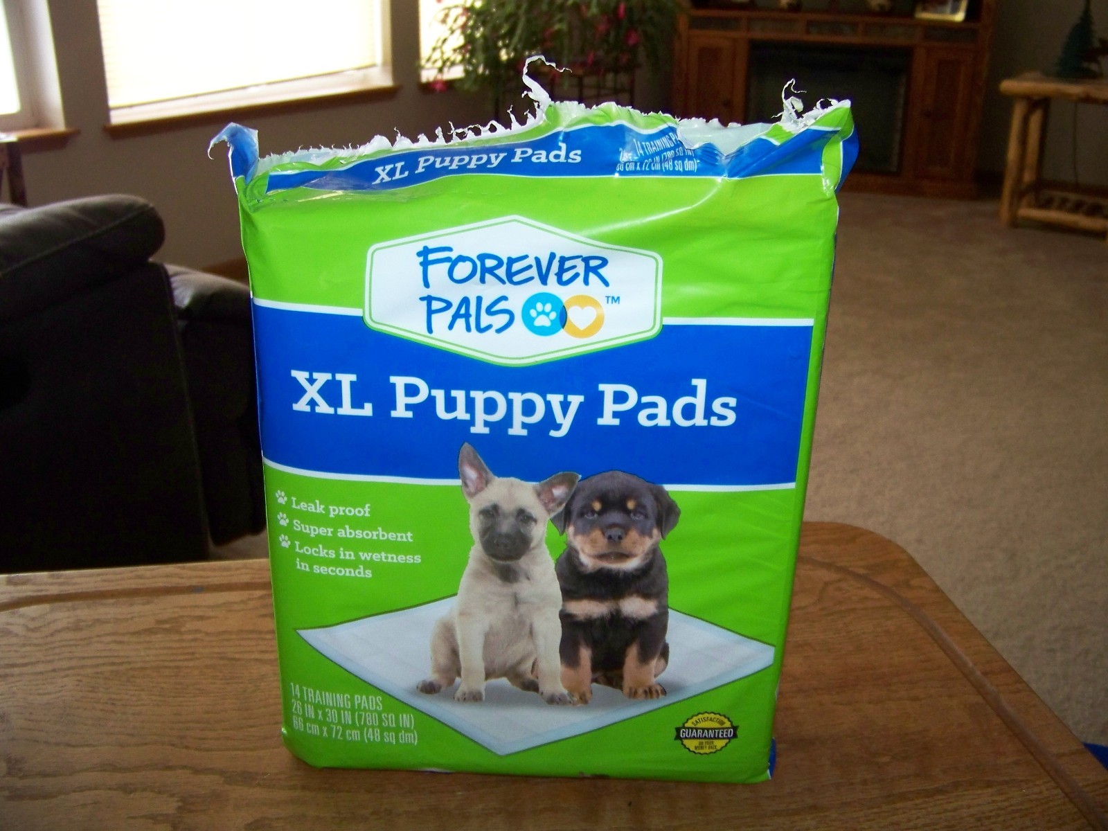 Forever Pals XL 26”x30” Puppy Training Pads 12-13 Ct Open Package Great Pads
