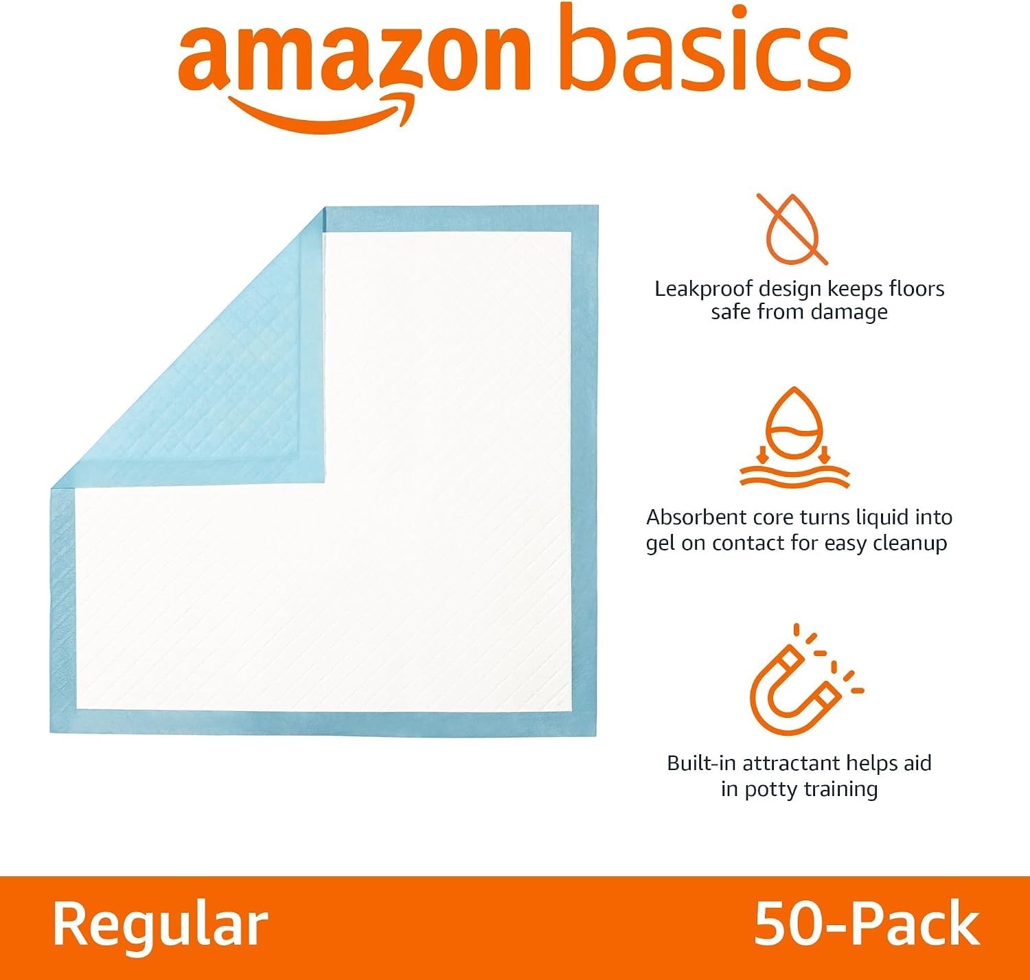 Heavy Duty Dog and Puppy Pee Pads, Leak-Proof 5-Layer Super Absorbent, Quick-…