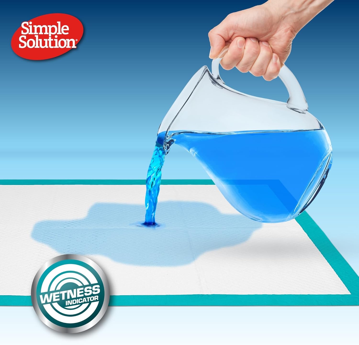 Simple Solution All Day Pee Pads for Dogs, Puppy Potty Training, Leak Proof Dog