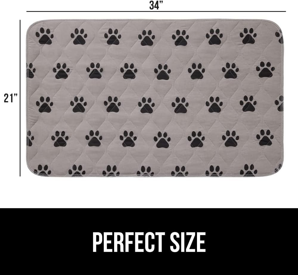 Reusable Waterproof Puppy Pads, 34×21 – Ideal for Crates, Floors, and Furniture