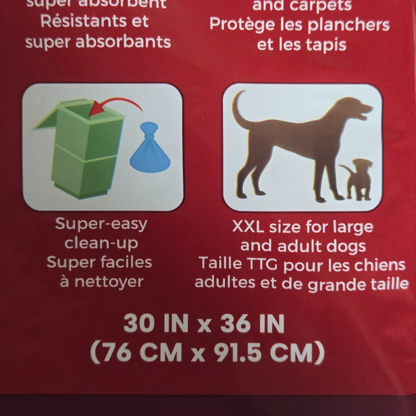 Greenbrier 3 XXL Training Absorbents Pads for Dogs (30 in x 36 in)