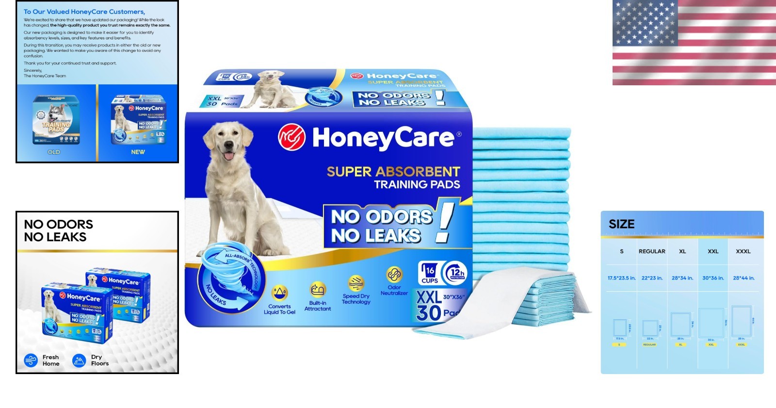 All-Absorb 5-Layer Dog Training Pads – 30×36, Perfect for Puppies & Senior Dogs