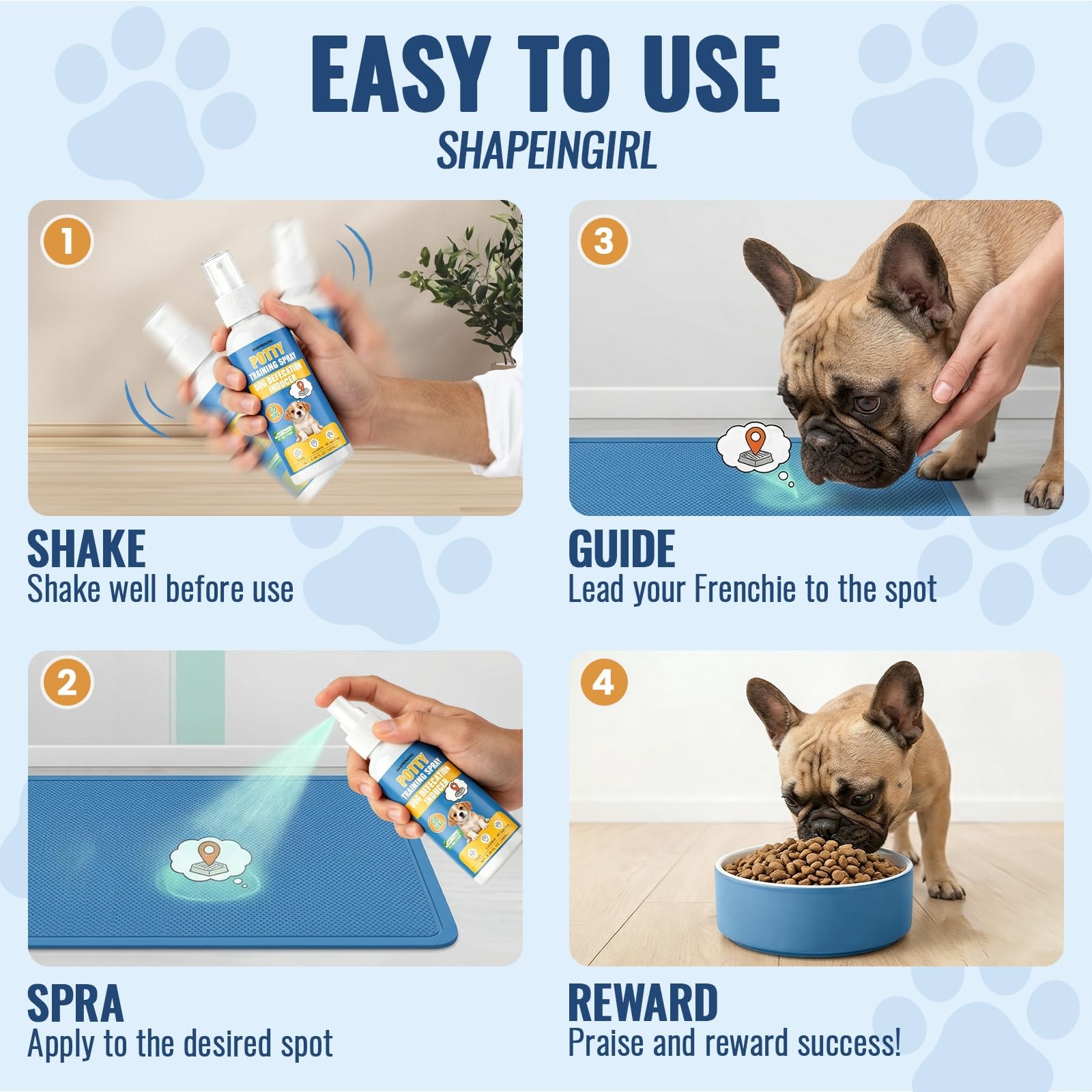 Potty Training Spray for Dogs – Go Here Dog & Puppy…