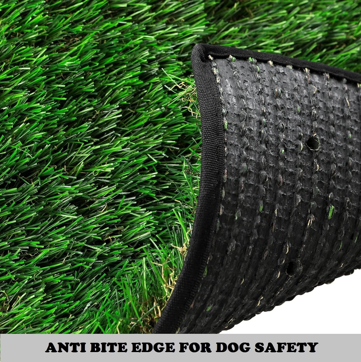 HQ4us Dog Grass Pad with Tray Small 23″ x 16″ Dog Litter Box Toilet for Puppy…
