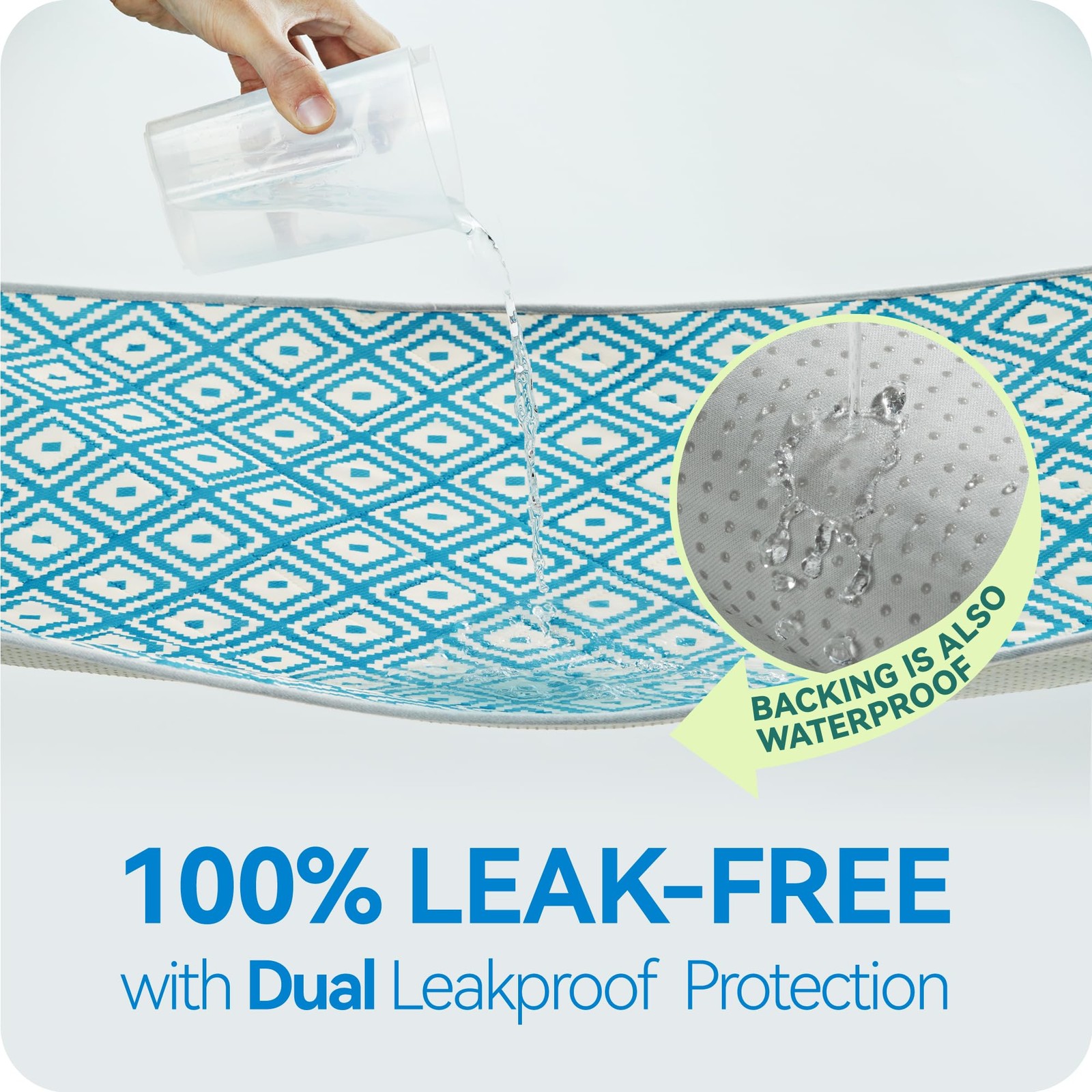 2 Pack Washable Dog Pee Pads Extra Thick Reusable Waterproof Non-Slip 18×24