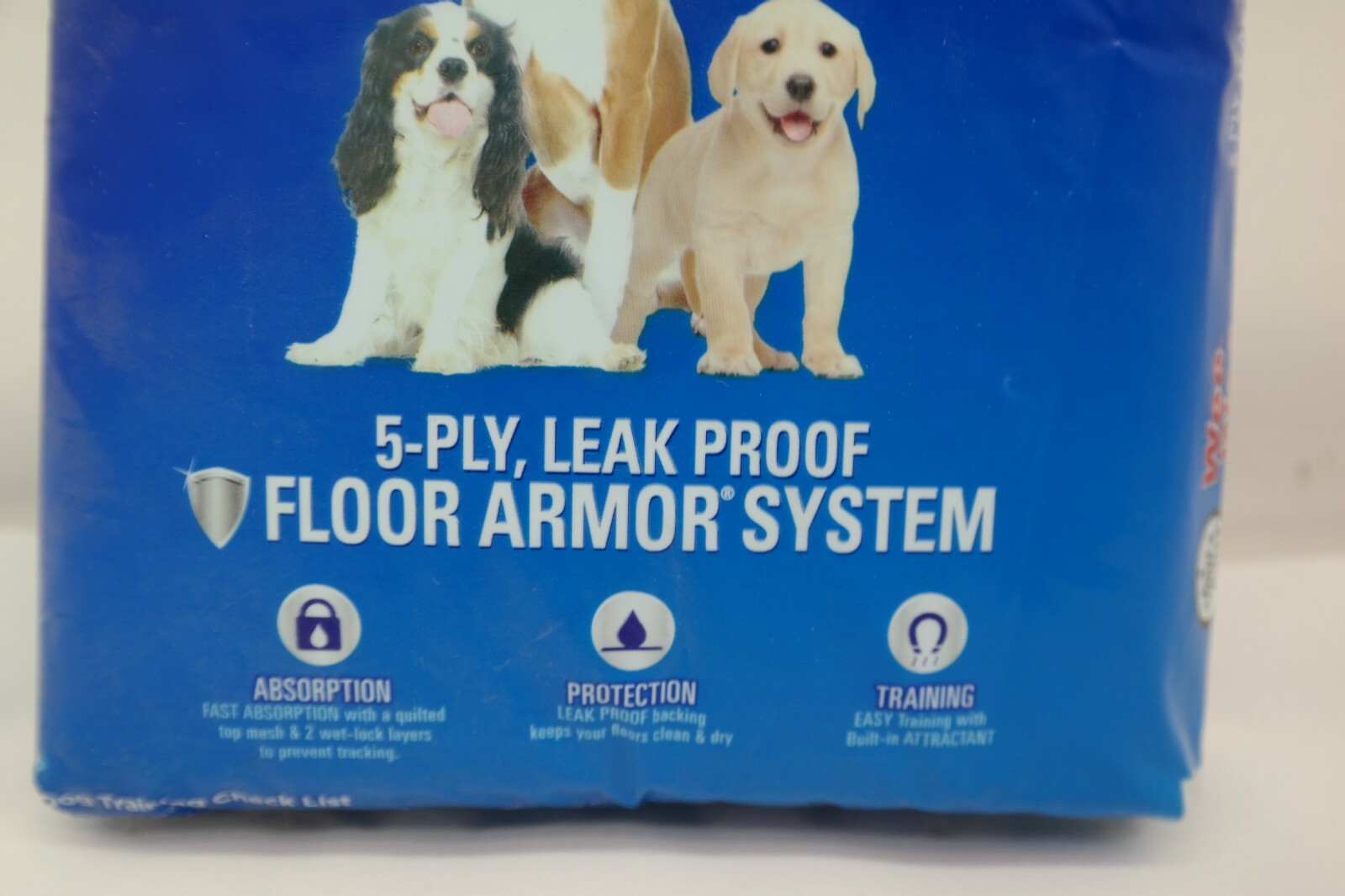 7 Pack Four Paws Wee Wee Pads 22″x23″ White 5-Ply Leak Proof Pads TF