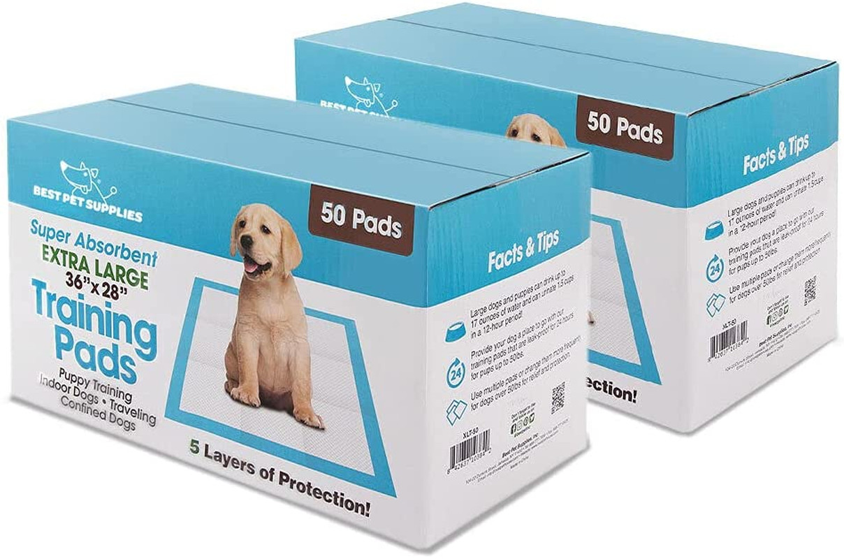 Puppy Training Pee Pads Extra Large 100 Count (36 X 27.5) – Dog Potty Pads XL –