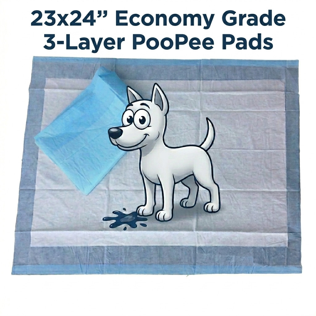 1000 23 x 24 FIRST QUALITY Puppy Dog Wee Wee Training Pee/Incontinence Pads