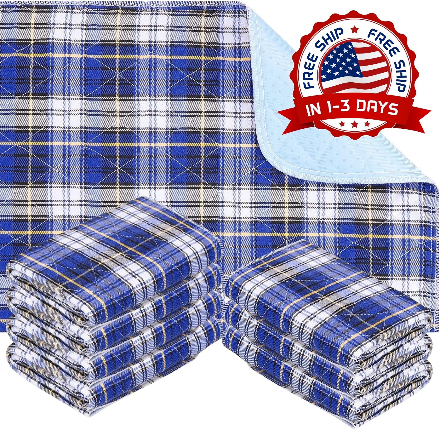 Almohadillas Para Orinar Para Perros Super Absorbentes Lavables Grandes 18 X 24.