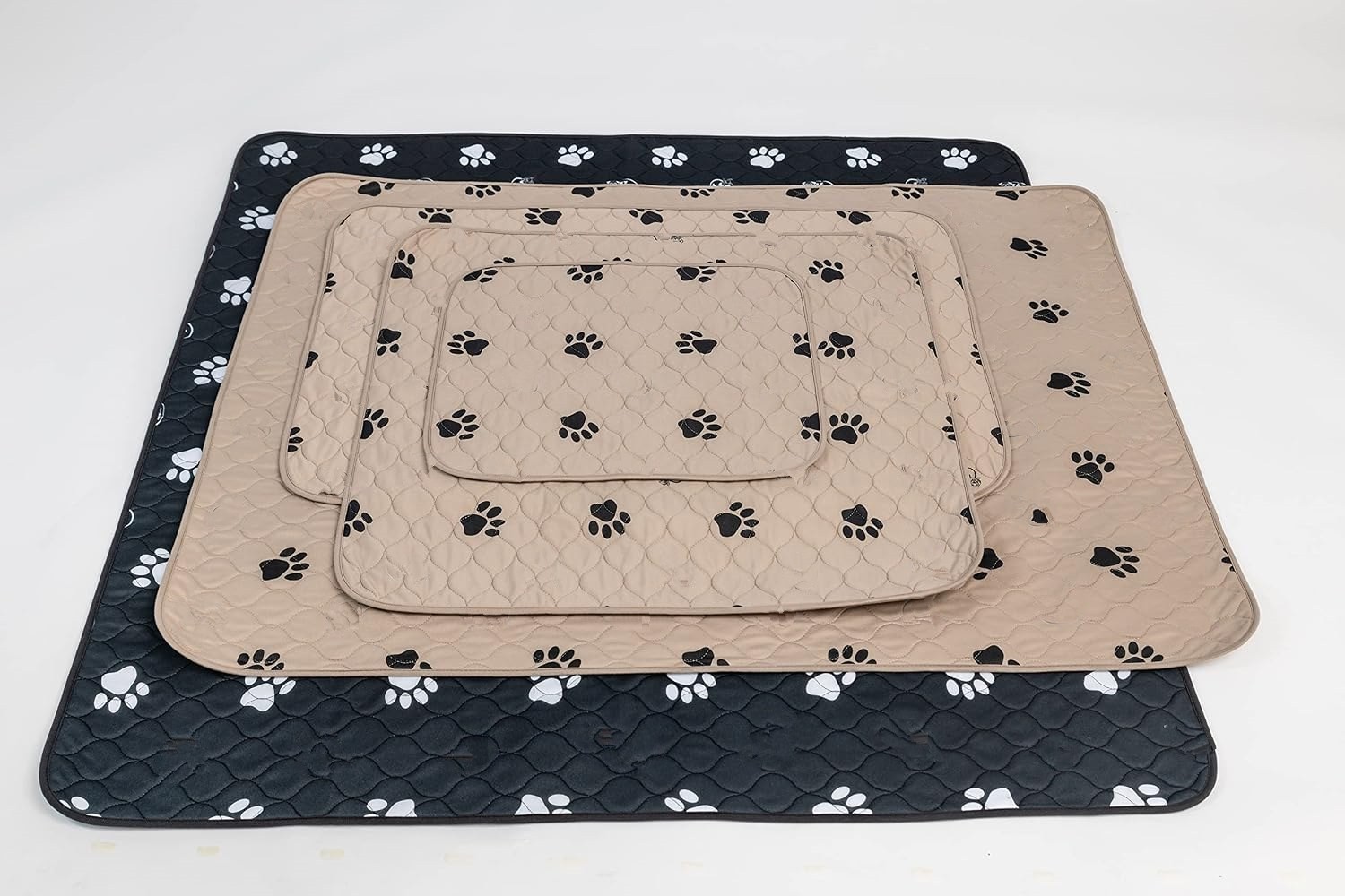 Juego de 2 Tapetes de Entrenamiento Lavables e Impermeables para Perro