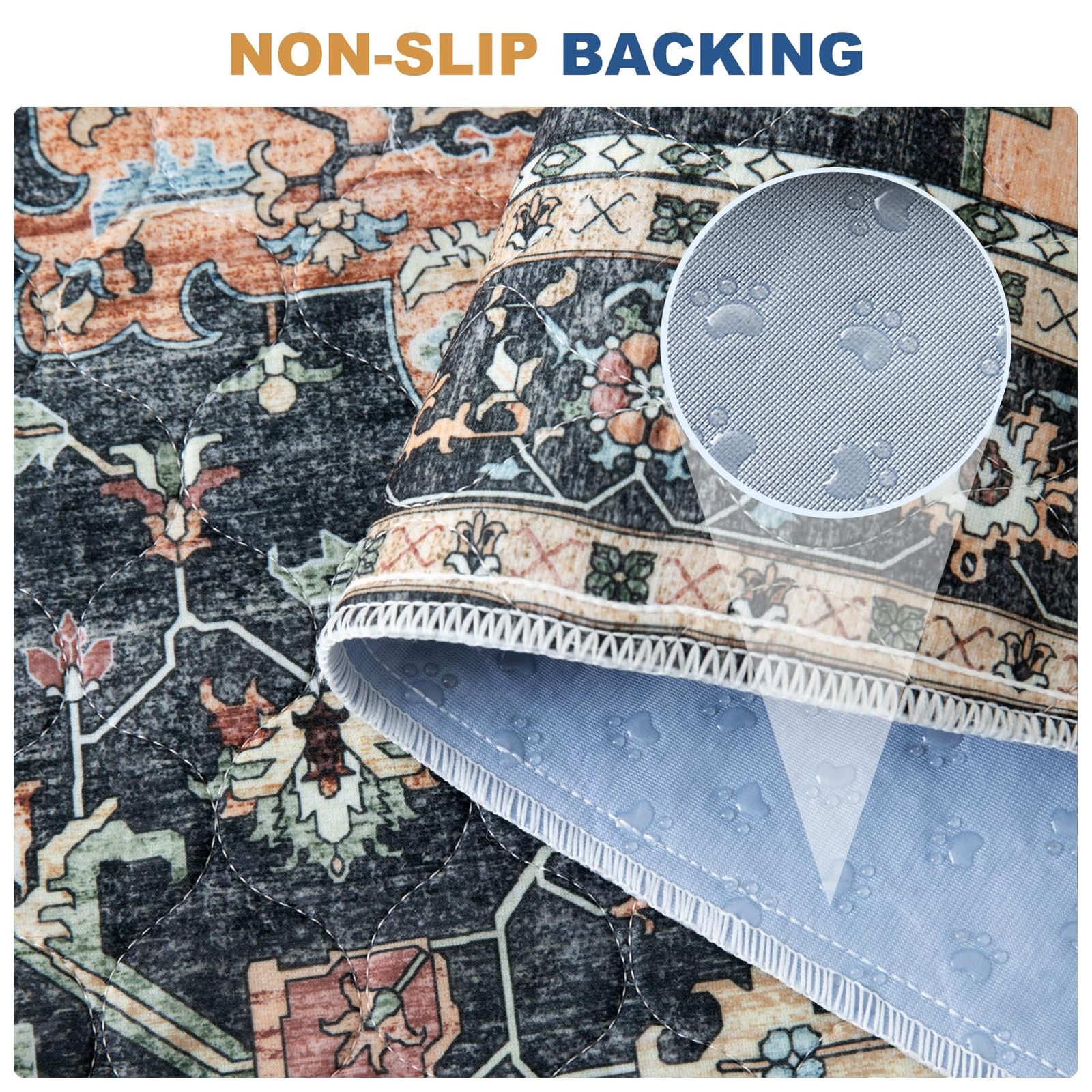 BomDa NonSlip Washable Pee Pads for Dogs, 2 Pack Super Absorbent and LeakProo…