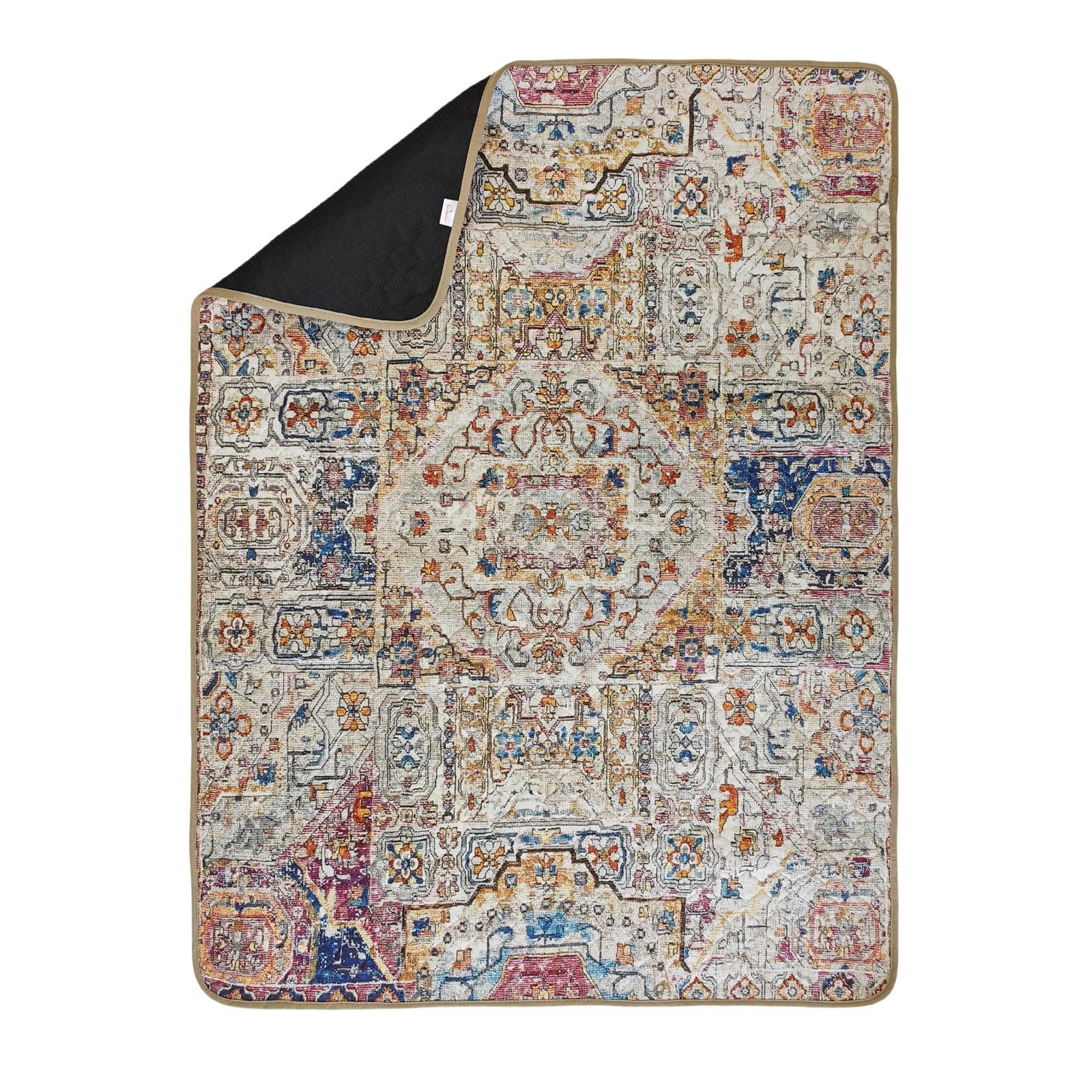 Washable Pee Pad for Dog – 35″x47″ Bohemian 1-Pack 35×47, Style