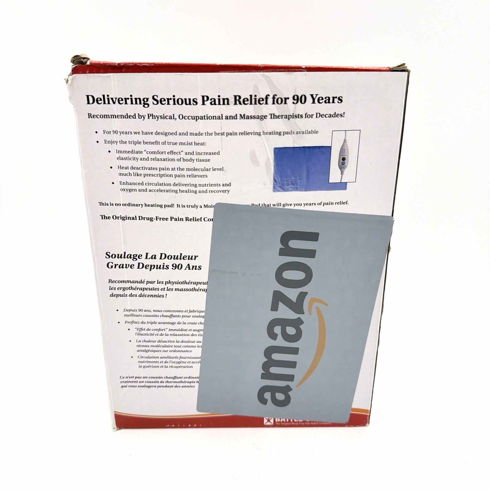 Battle Creek Welcome Relief Moist or Dry Heating Pad, 14″ X 24″, Washable