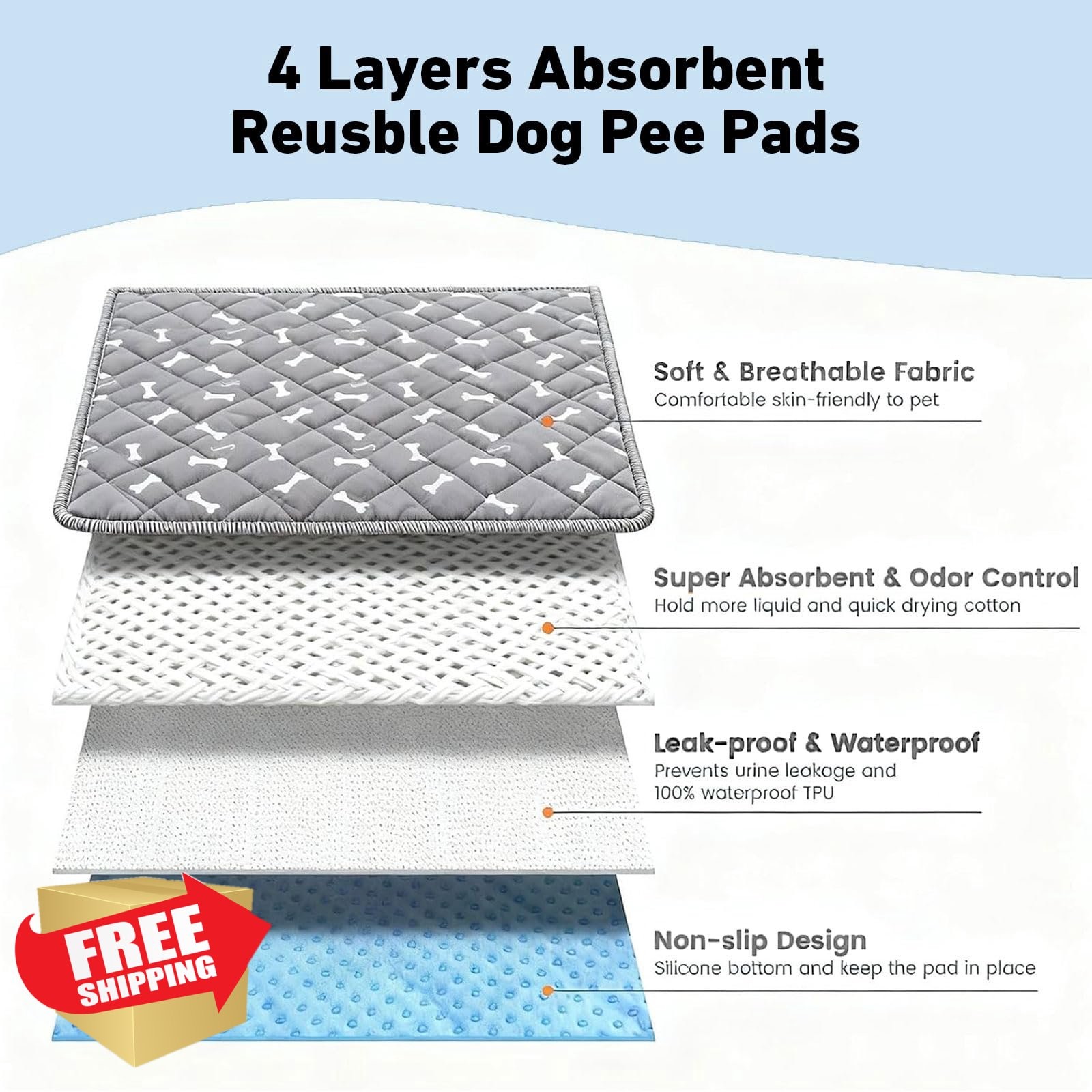 Tocualvoss Puppy Pads Brown Small