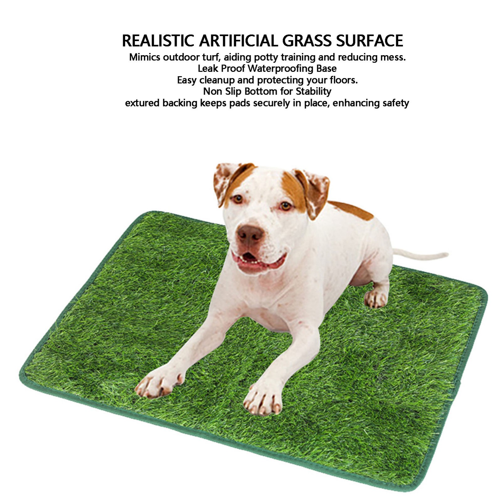 M-Artificial Dog Grass Pee Pad Water Proof Leakproof Washable Pupp BT0