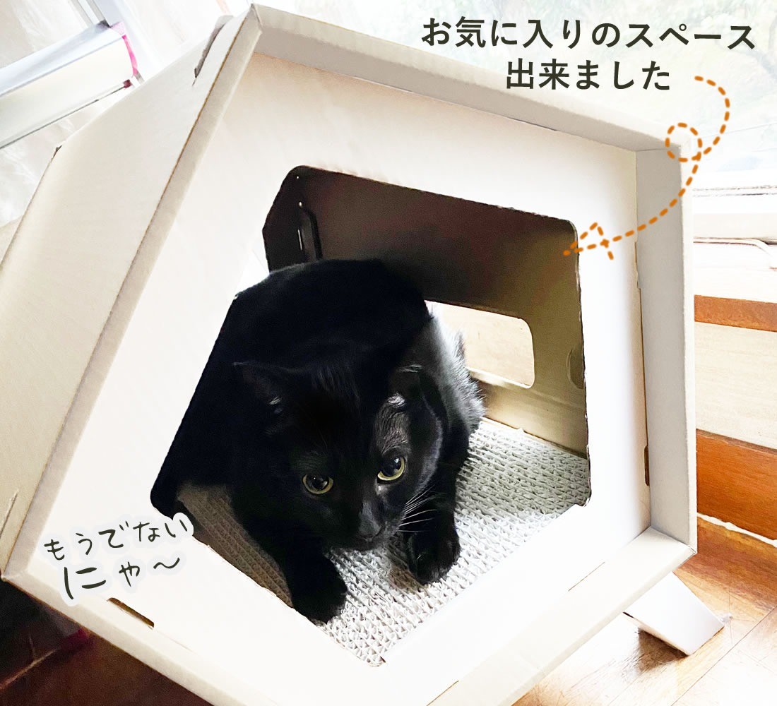 Value Pack: 2 Mirudan Sets MIRUne HOUSE White Cat Scratcher House