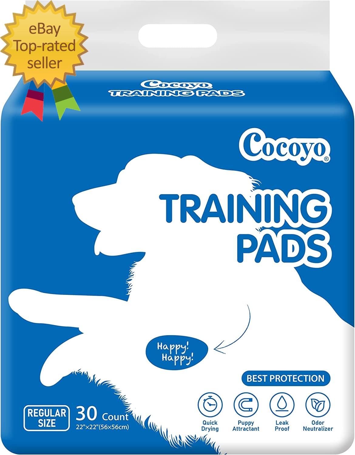 Best Value Training Pads 30 Count | Dog Pee Pads | Super Absorbent Puppy Pads