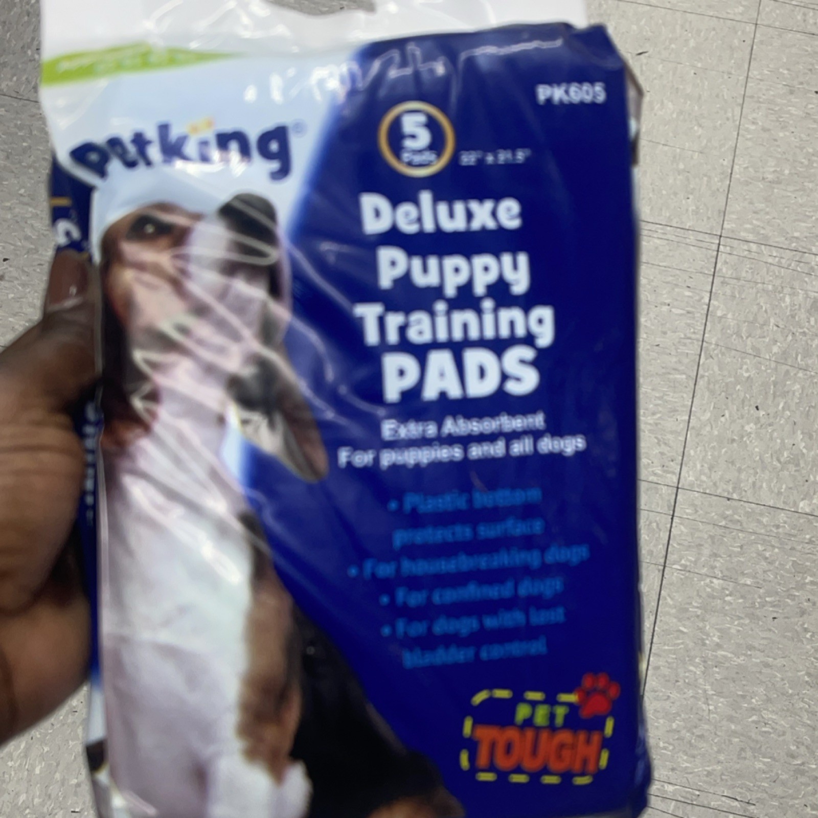 Petking Extra Absorbent Puppy Training Pads 5 Count 22 x 21.5 in PK605