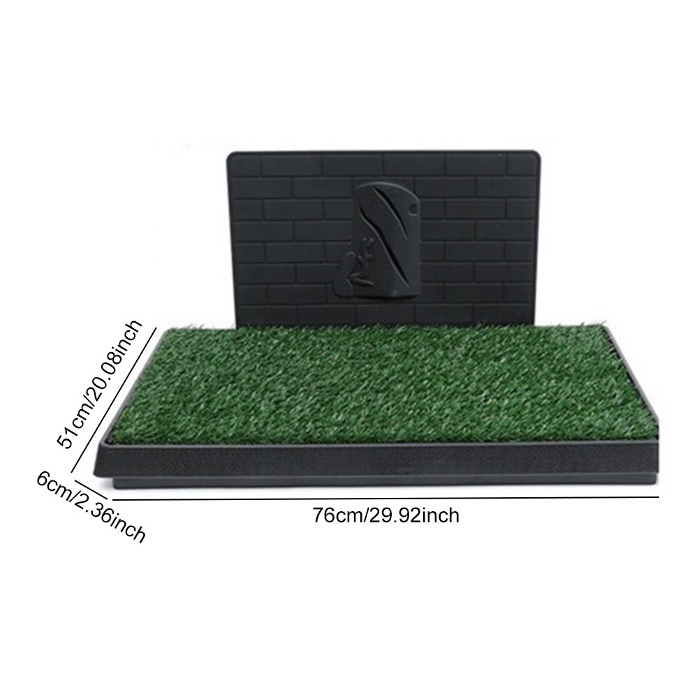 Dog Potty Training Pet Pee Pad Artificial Grass Mat with Tray For Indoor Outdoor