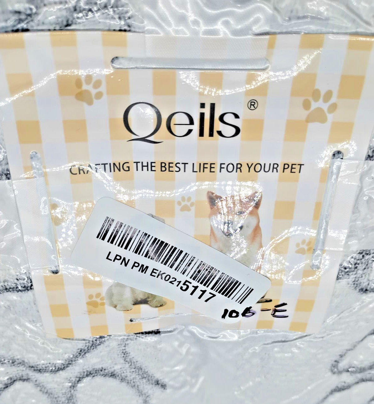 Qeils 2 Pack Reusable Puppy Pads Washable Pee Pads for Dogs 41″x41″ Non Slip