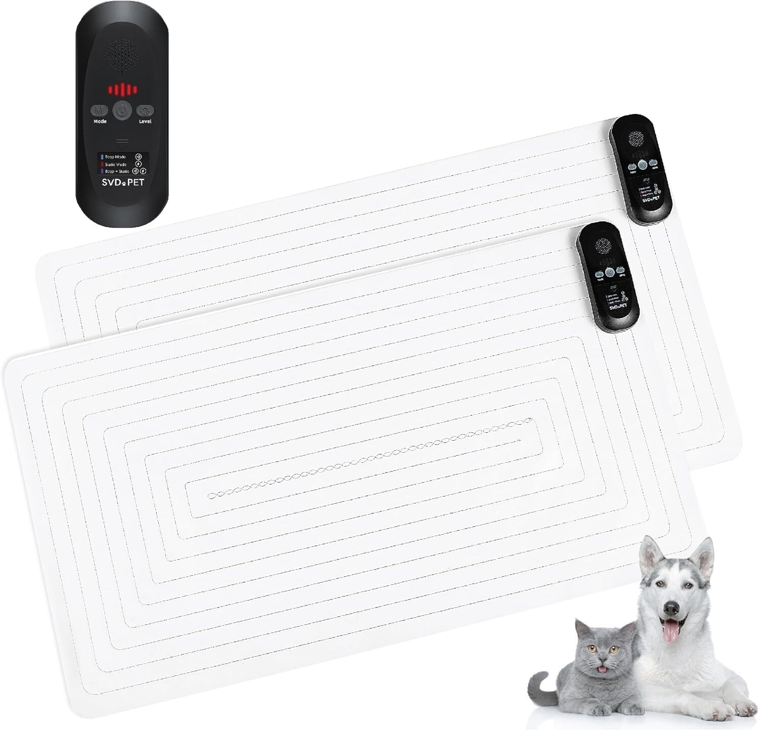 2-Pack Pet Training Mat with Tester, Pet Shock Pad, Dogs & Cats Electronic Re…