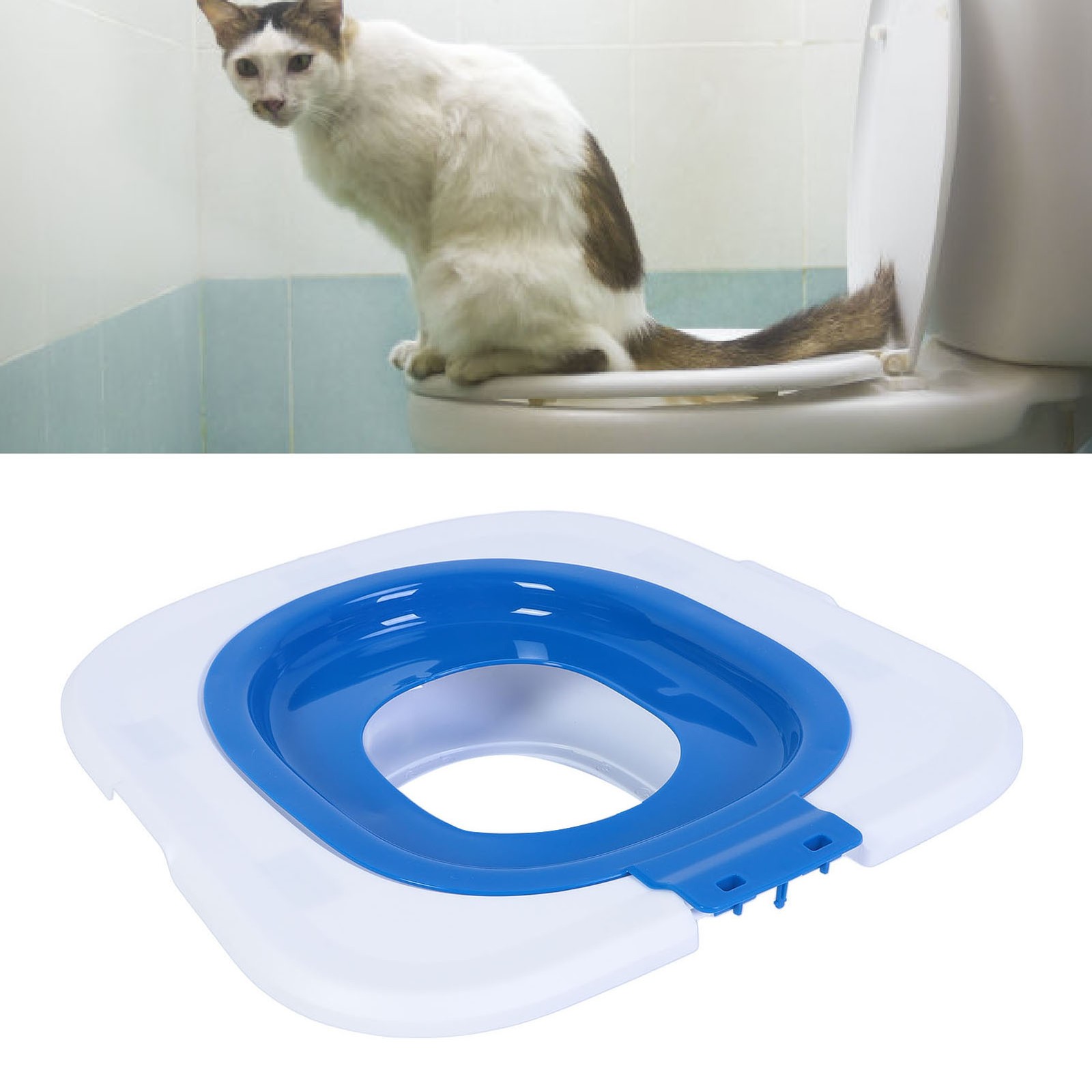 Cat Toilet Training System Slip Resistant Reusable Reliable Load Bearing Pet