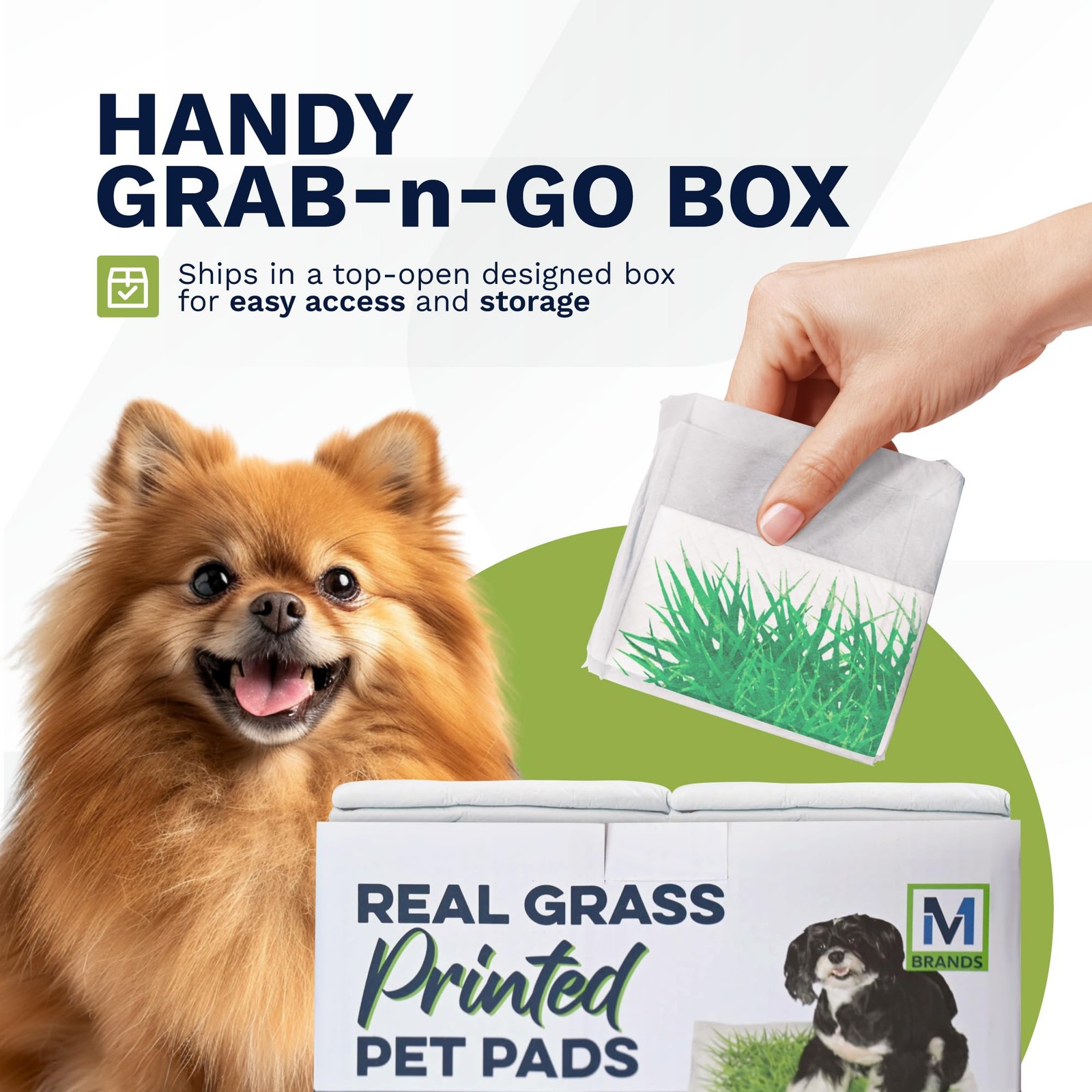 Big Dawg Pet Supplies Realistic Grass Printed Disposable Pet Pads. 24x24in Pu…