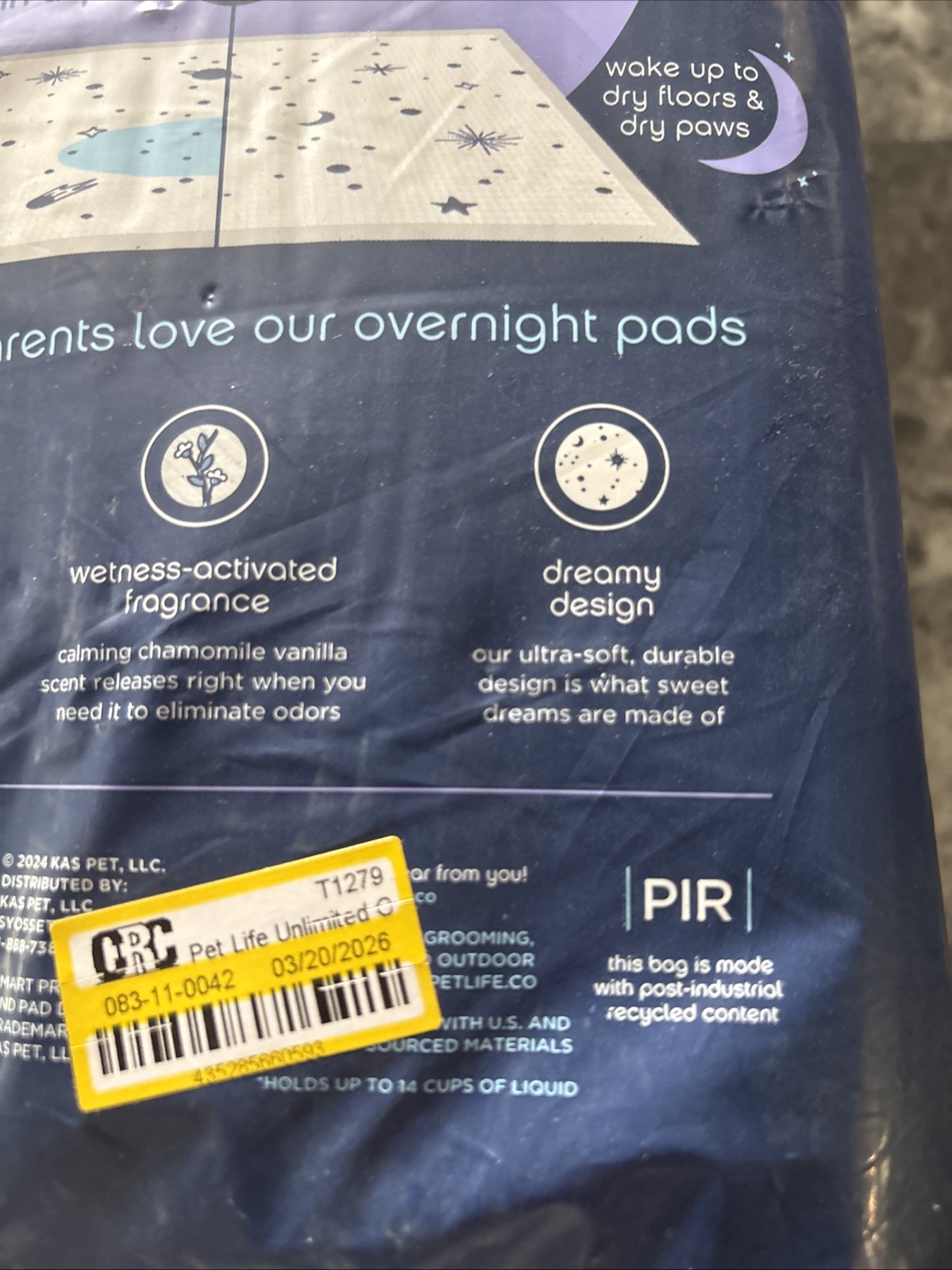 NEW Pet Life Unlimited Dog Pads Smart Prints XXL Overnight 14ct Odor Control