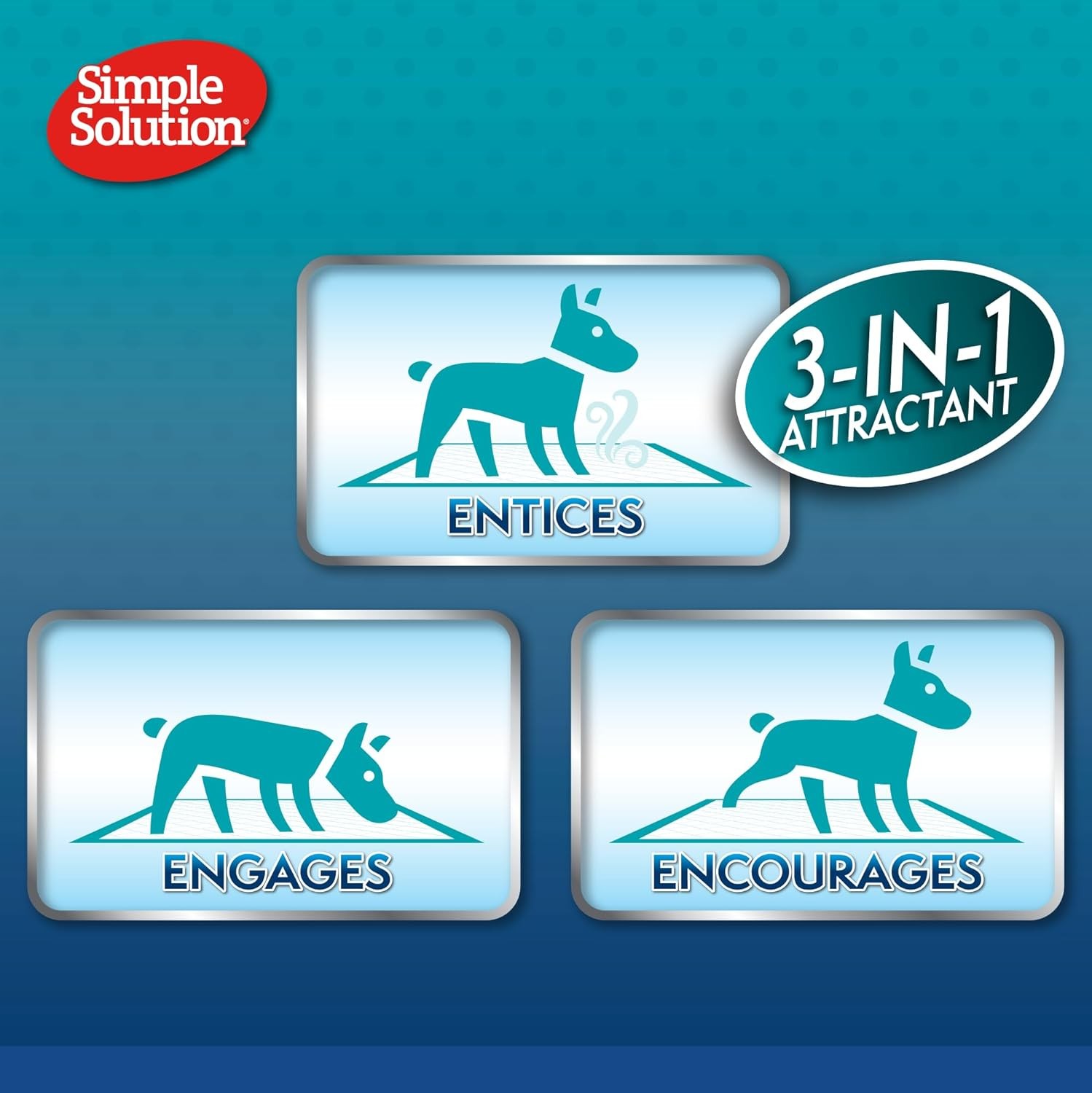 Simple Solution All Day Pee Pads for Dogs, Puppy Potty Training, Leak Proof Dog