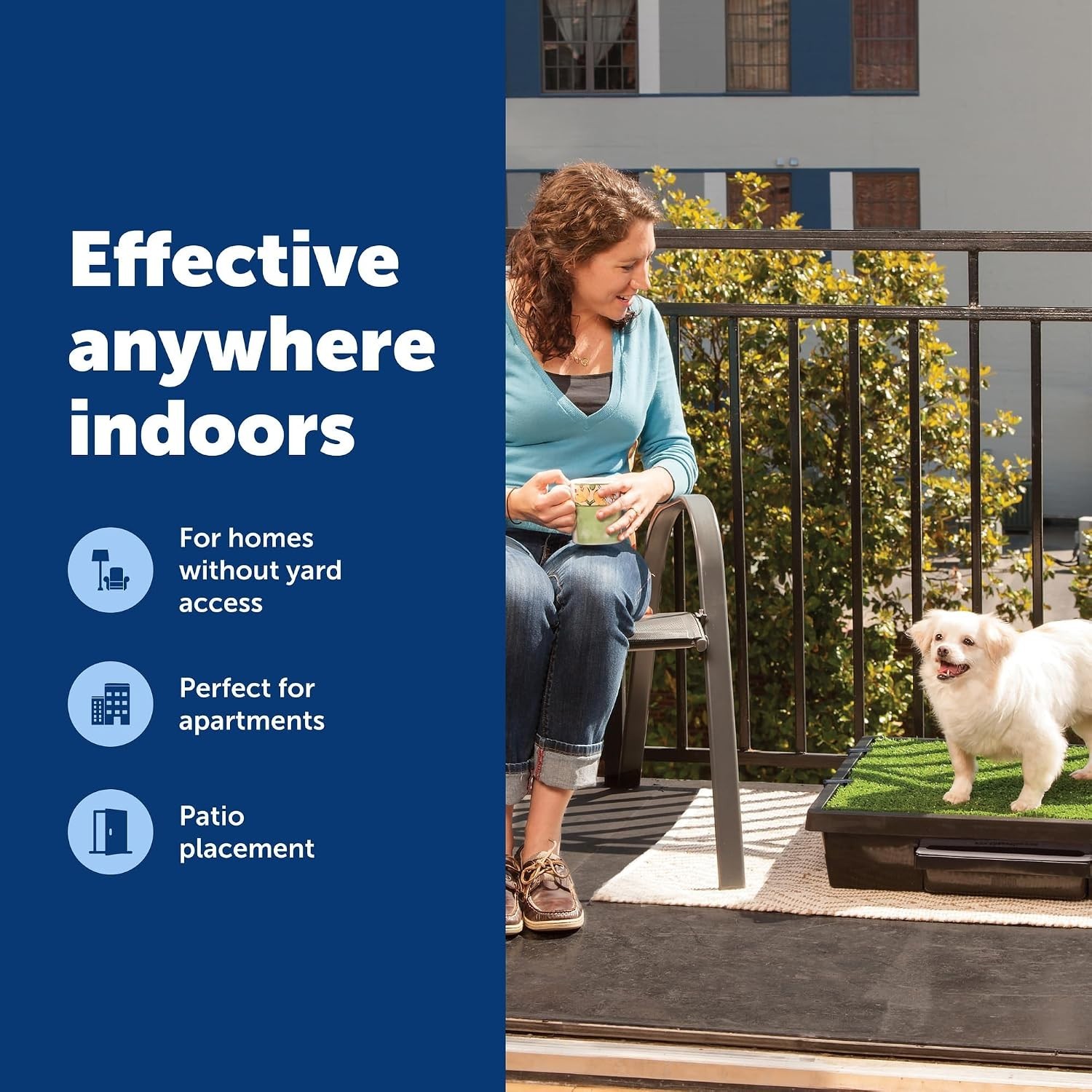 PetSafe Pet Loo Portable Dog Potty Indoor/Outdoor Toilet Small 24×24