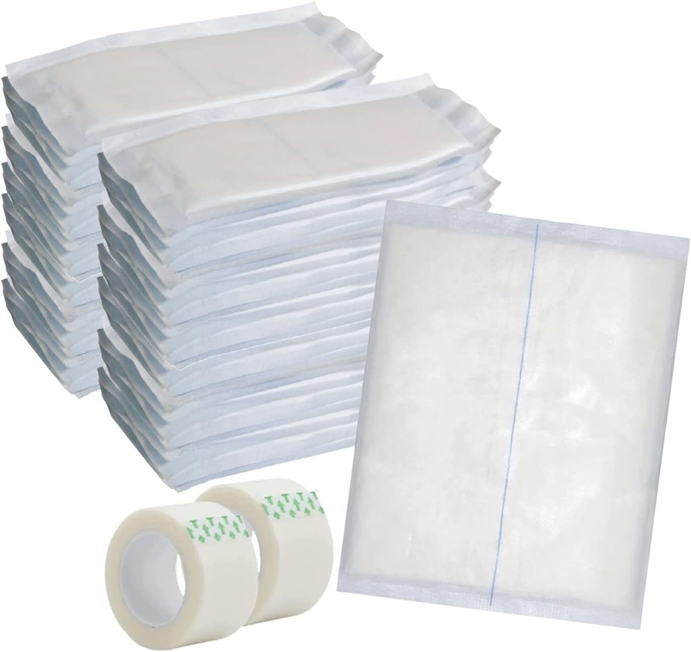 40 Pack Sterile ABD Pads 8×10 – Extra Thick Absorbent Gauze for Heavy Drainage
