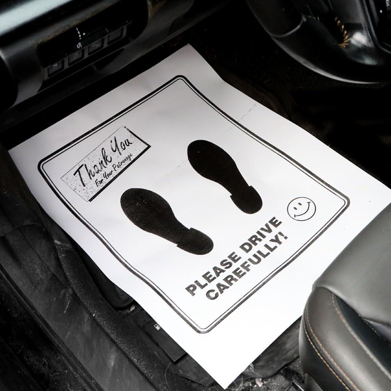 Hi-Tech Disposable Paper Car Floor Mats – Heavy Duty Waterproof Auto Mats