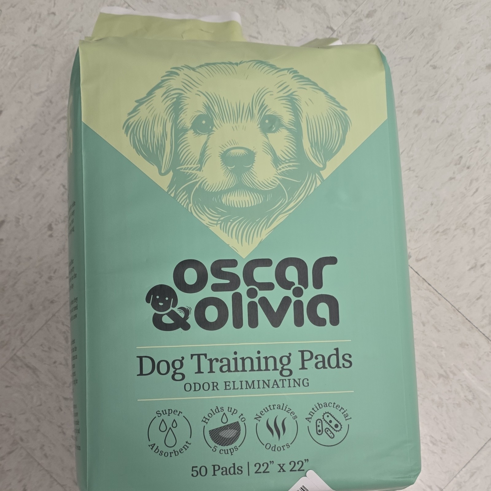 Oscar & Olivia Super Absorbent Odor Neutralizing Training Pads 50pk