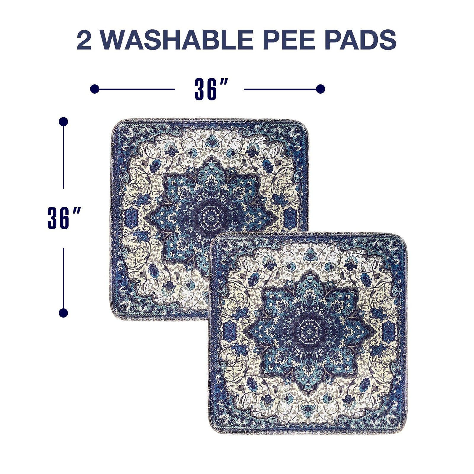 Washable Pee Pads for Dogs and Cats – Super Absorbent Reusable Puppy Training…