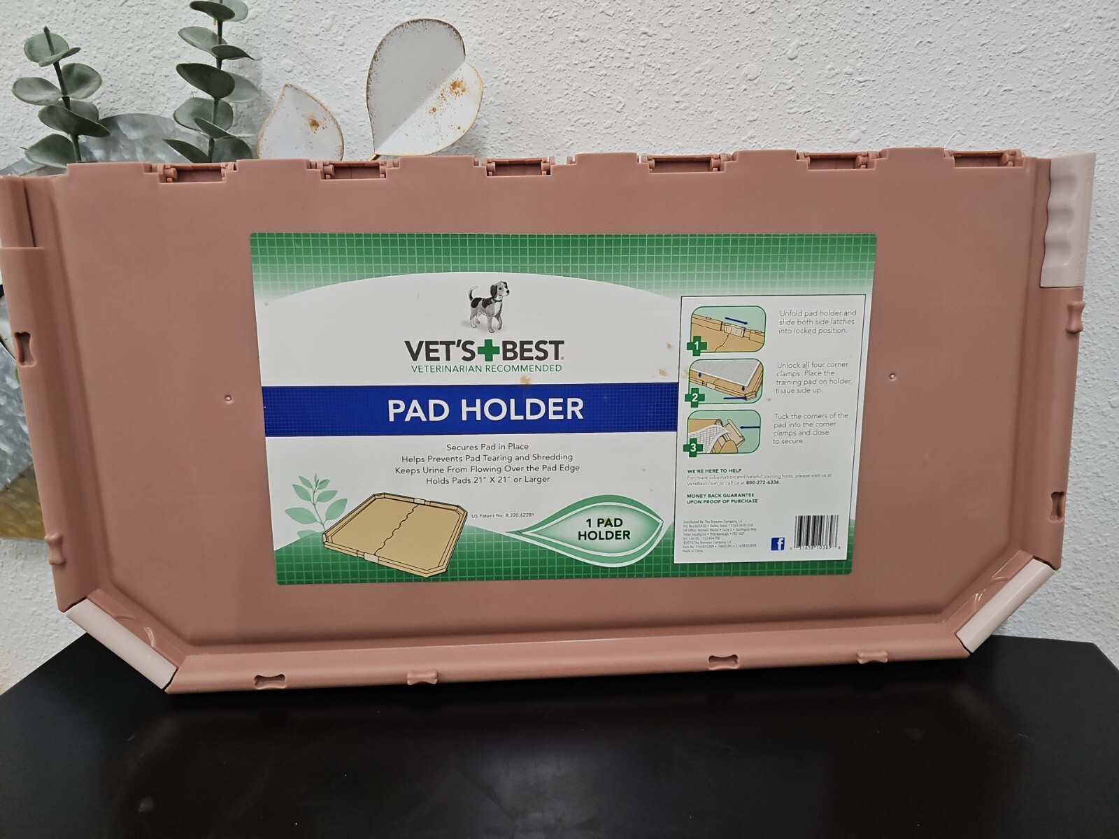 Vet’s Best Pad Holder 21″x21″ – Portable Tray for Pet Training – Cat and Dog NEW