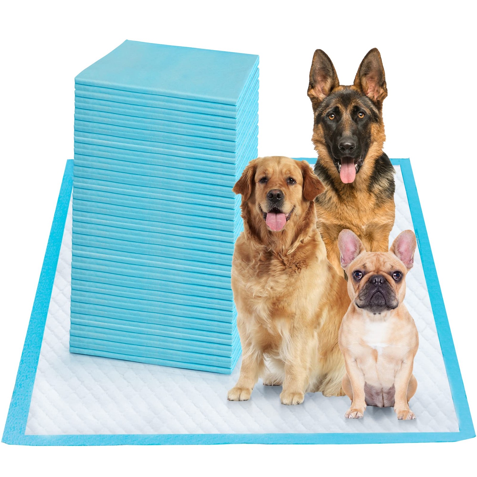 Boscute Super Absorbent & Leak-Proof Jumbo Size 36×36 Pet Training Dog Pee Pads,