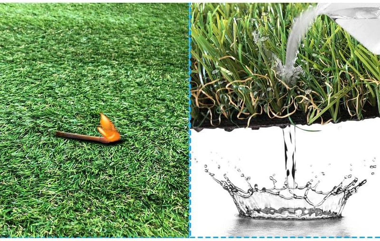 4’X13 Pad Artificial Realistic & Thick Fake Mat for Outdoor Garden Landscape Dog