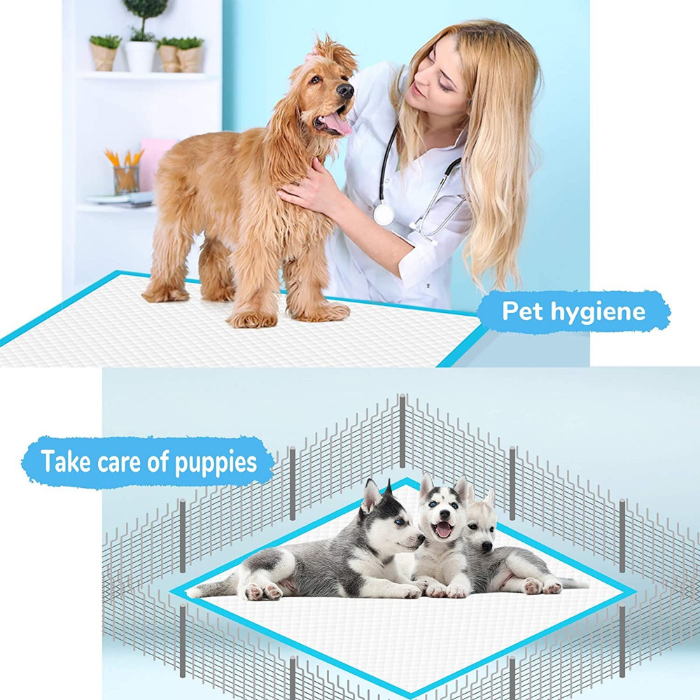 100 33x45cm Ultra Heavy Absorbency Dog Puppy House Training Toilet Pee Wee Pads