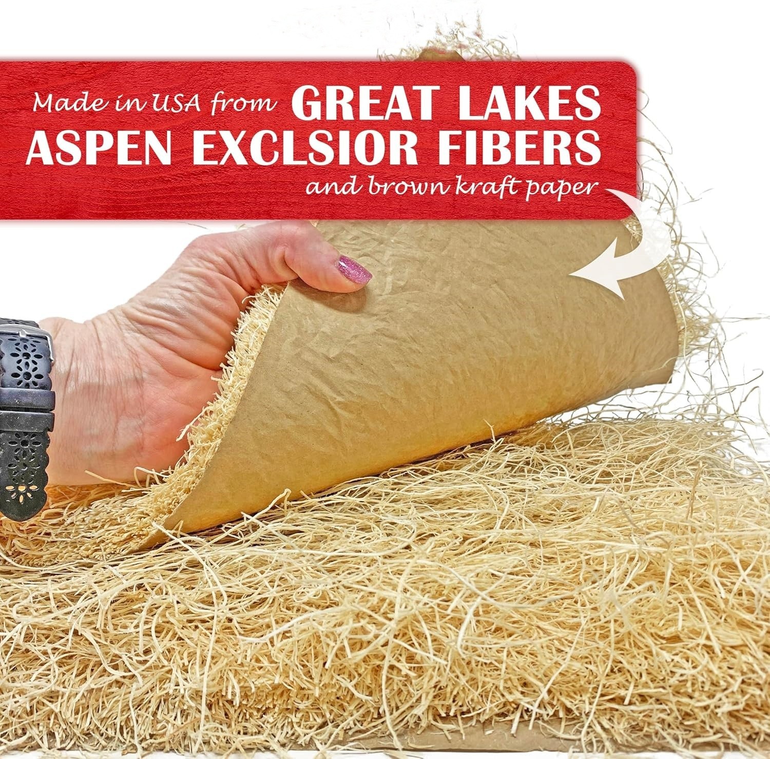 Paquete 10 Almohadillas para Nidos de Gallinas 33x33cm Aspen Sostenible